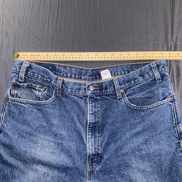 Vintage Levis 517 Jeans Mens 40x30 Blue Denim Boot Cut Medium Wash 90s - Picture 4 of 11